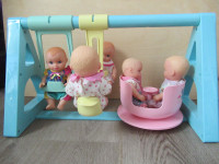Water Babies Playground Set with 5 dolls