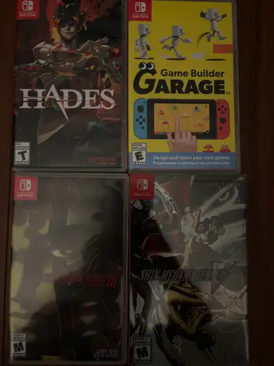 assorted Nintendo switch games, View more