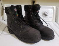 Mens Workload steel toe work boots size 12EE