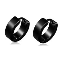 Brand new Gothic Black Stainless Steel Earrings