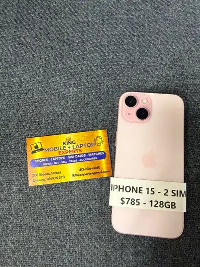 IPhone 15 pink, View more