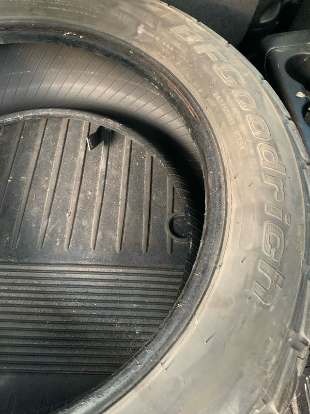 BF Goodrich 245 55 R19 all season tires (2) in Tires & Rims in Oshawa / Durham Region