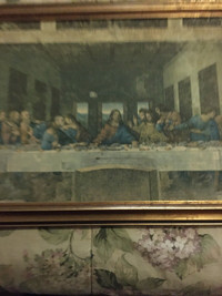 The Last supper on canvas