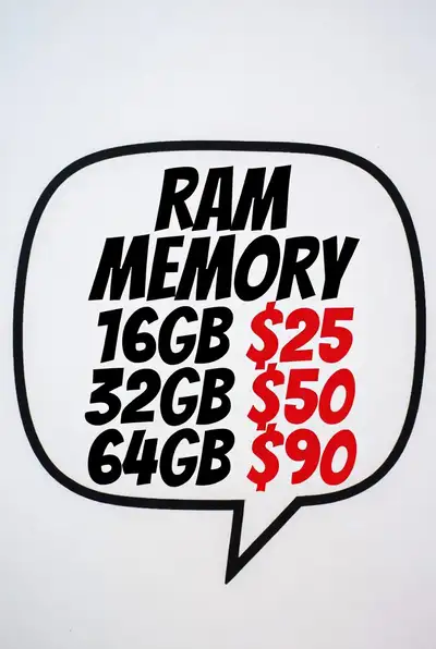ram memory 66g $25 32g $50 64g $90 thousands of stick various ty, View more