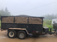 13.3 yard loads of wood chips for landscaping and road build