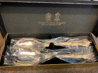 Arthur Price of England Salad Serving Spoon and Fork