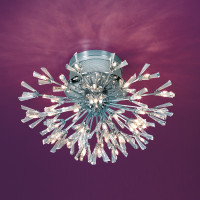 Spectacular 43-Light Chrome and Crystal Showpiece by Eurofase