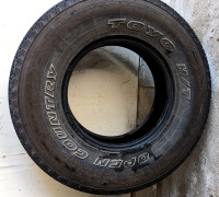 Two 16 " tires that fit older trucks