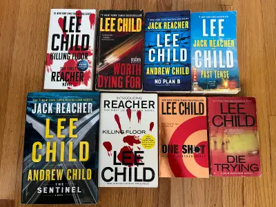 Books - Jack Reacher, Cussler, Clancy, Archer, Cornwell, & more!, View more