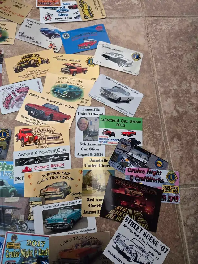 Metal CAR SHOW AUTOMOTIVE DASH PLAQUES63240706636673123
