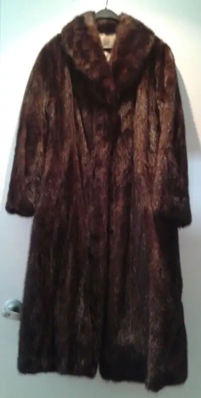 GENUINE MINK FUR COAT, View more