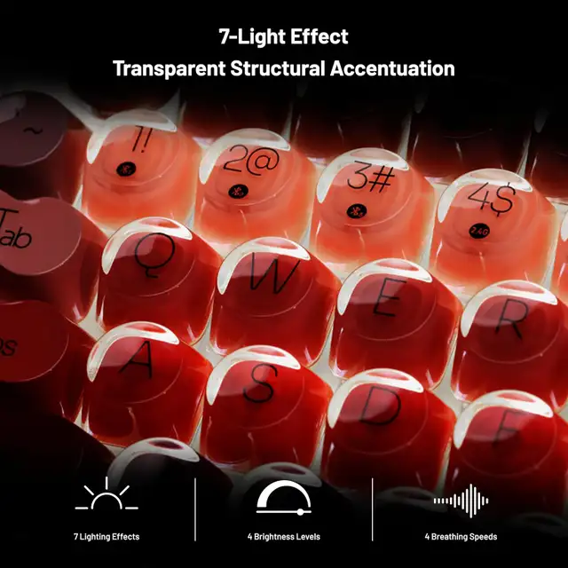 LOFREE DOT Lipstick Elegant 84 Keys Mechanical Keyboard in Mice, Keyboards & Webcams in City of Toronto - Image 7
