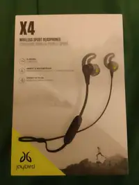 X4 jaybird wireless earpods worth$169.99 at Best Buy see receipt
