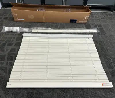 WHITE - 2 INCH LEVOLOR FAUX WOOD BLINDS (BRAND NEW), View more