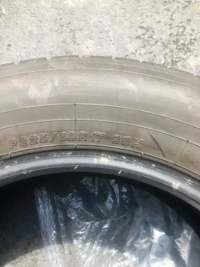 $300 I'm offering a set of four Avid Ascend all-season tires, size P225/60R17 98H, suitable for cars...