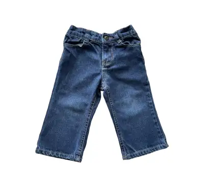 Oshkosh B’Gosh Denim Blue Jeans Bootcut 18 Months 100% cotton, View more