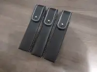 Hard Shell   Straight   Razor Cases, Made of Leather
