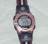 $20 Timex Expedition Indiglo sports watch purple new battery