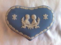 Royal Wedding WEDGWOOD Large Heart Trinket Box