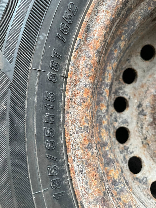 Winter tires on rims. in Tires & Rims in Kingston - Image 3