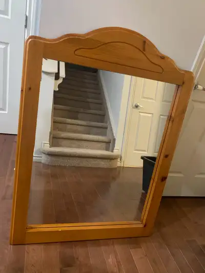 Oak Framed Mirror, View more