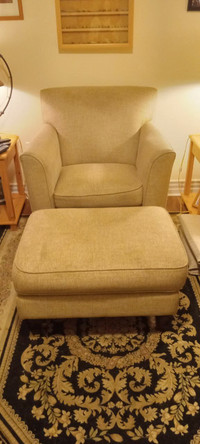 Chair + Ottoman from La-z-Boy - $300
