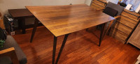 Dining table and bench