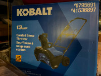 Kobalt 13 A 20-in 1-Stage Electric Snow Blower