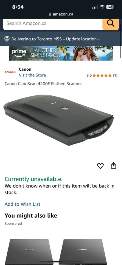 Canon Scanner , View more