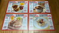 Nutella 2013 Collector’s Item Placemats 