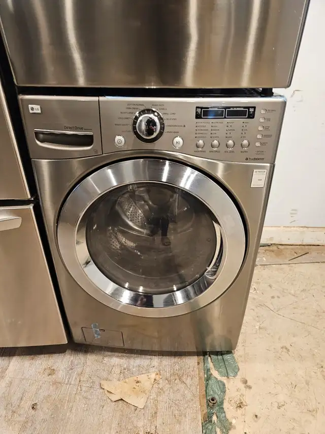 lg front load washer electric dryer set can deliver  in Washers & Dryers in Mississauga / Peel Region - Image 3