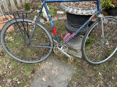 Vintage road bike 70s 80s Claud Butler steel light weight racer, View more
