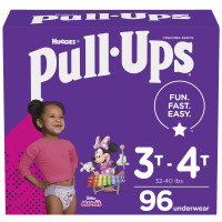 Pull ups 3-4T girls/filles 96 pieces 