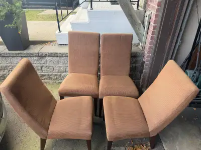 4 dining room chairs, View more