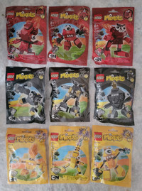 LEGO MIXELS SERIES 1 - Complete Set of 9 Packs - New and Sealed