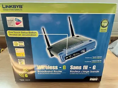 LINKSYS (Cisco) Wireless G Broadband Router (new), View more