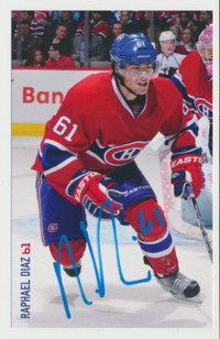 RAPHAEL DIAZ MONTREAL CANADIENS EX-SIGNED RISE TOGETHER OVERSIZE