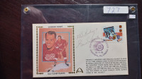Gordie Howe SIGNED Auto Six Team Years GATEWAY FIRST DAY Issue