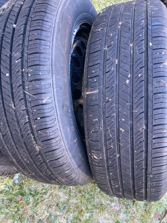 205/65/16 summer tires mounted on steel rims in Tires & Rims in Cape Breton - Image 5