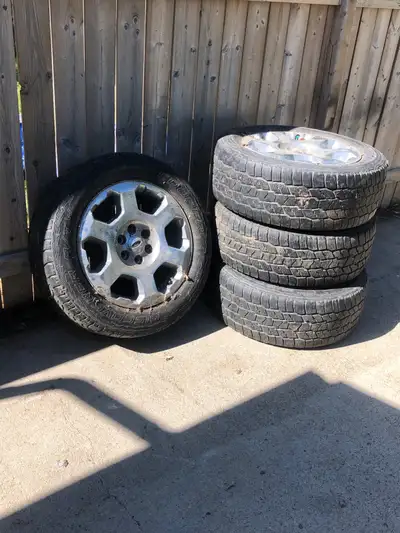 Slightly worn $25 per tire