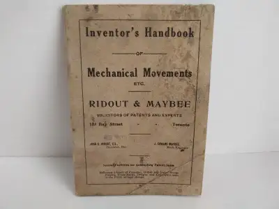 Antique Inventor's Handbook Mechanical Movements Ridout & Maybee, View more