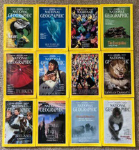 National Geographic Magazine 12 Volume Sets - 1994, 1995, 1996