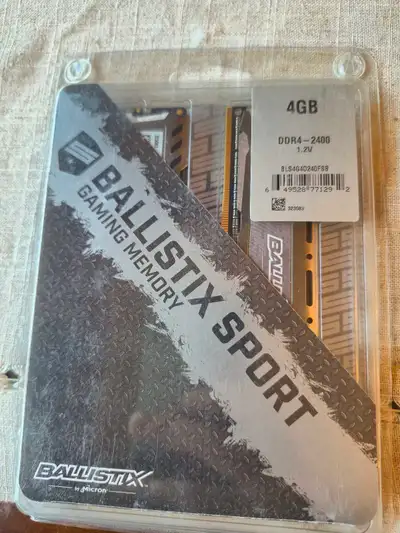 Ballistix Sport 2x4GB DDR4-2400 Memory, View more