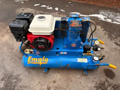 Emglo Gas Air Compressor - 5.5hp Honda - Fully Serviced -, View more