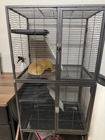 cage for small animals such as chinchillas, ferrets, etc., View more