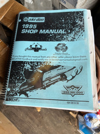 1995 Skidoo Service Manual - $40