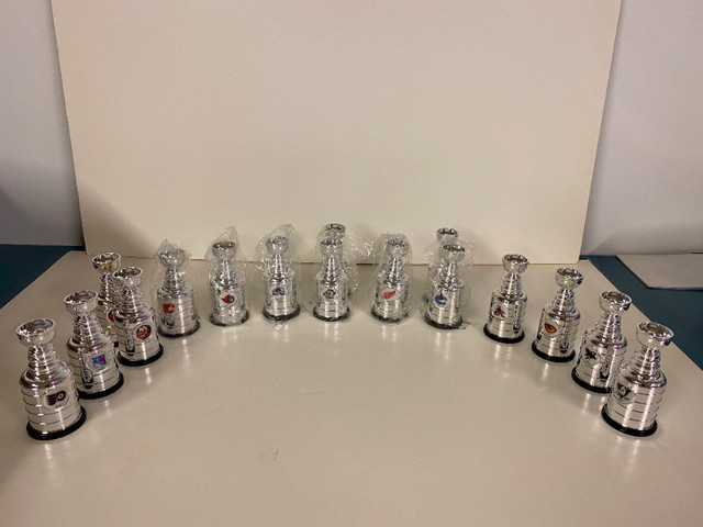 Sixteen Vintage Labatt’s Miniature Stanley Cup Trophies in Arts & Collectibles in Hamilton