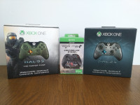 NEW RARE Limited Edition Halo 5 Controllers w/ Halo Wars 2 Stand