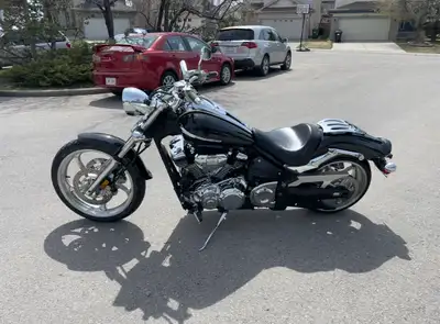 Excellent condition clean bike. Yamaha Raider 1900cc. Plenty of torque. Brand new Metzeler Cruisetec...