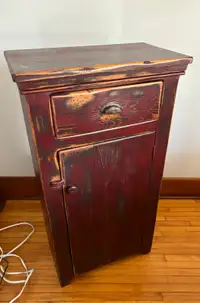 Vintage hutch cabinet dresser 